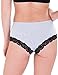 6 Pack Body Embrace Women's Cotton Hipsters (Medium, 6PKJS)