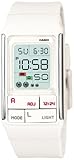 Casio Women's LDF52-7A White Resin Quartz Watch with Digital Dial