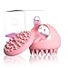 Electric Scalp Massager, Cordless Hair Scalp Massager Portable Head Scratching Massager with 2 Modes Vibration Comb for Hair Growth, Deep Cleansing and Stress Relaxation (Purple)