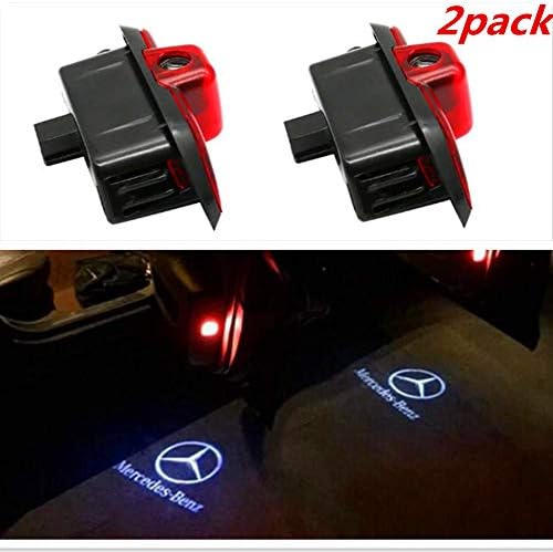 2 pcs LED car door projector logo welcome light ghost shadow light