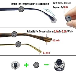 Oxygen Tube Holder for Glasses-Oxygen Nasal Cannula