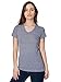 American Apparel Women's Tri-Blend Short Sleeve Women's's Track T-Shirt Size S Athletic Grey
