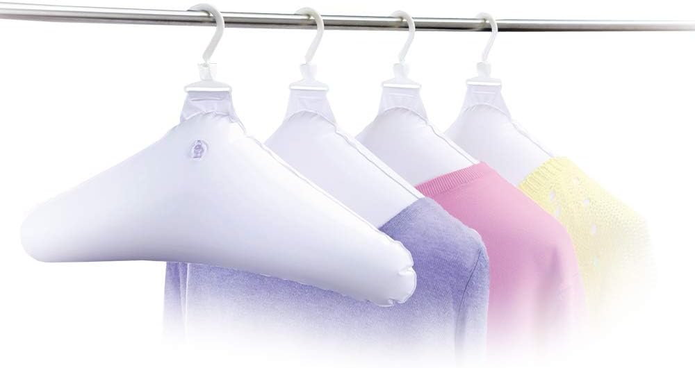 Lot De 5 Cintres Gonflables PVC - Antidérapants, Résistants Au Vent - Pour Séchage Vêtements, Rangement, Voyage