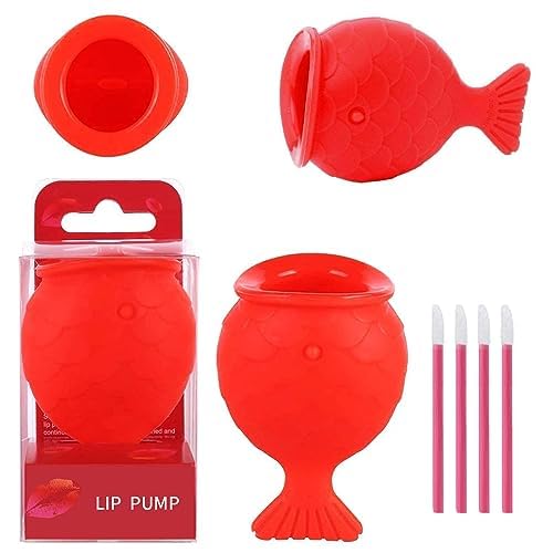 XPAPOV Lip Plumper Device Lip Filler Beauty Pump, Soft Material Pout Lip Enhancer Plumper Tool, Natural Pout Mouth Tool
