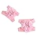 Tenworld Baby Infants Girls Foot Flower Barefoot Sandals + Headband Set Hot (Pink)
