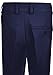 Black n Bianco Big Boys Solid Suit and Tie (12, A Navy)