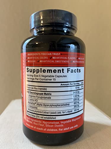 FORCE FACTOR PRIME HGH SECRETION ACTIVATOR, 2-PACK, HGH SUPPLEMENT FOR MEN WITH ALPHASIZE TO HELP TRIGGER HGH PRODUCTION, INCREASE WORKOUT FORCE, & IMPROVE PERFORMANCE, 150 CAPSULES