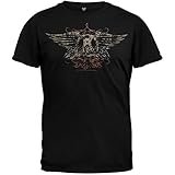 Aerosmith - Mens Faded Wings T-Shirt - Large Black