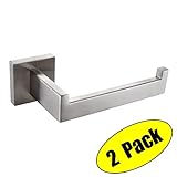 KES Toilet Paper Holder RUSTPROOF Stainless Steel Bathroom Tissue Paper Towel Roll Holder Hanger Wall Mount Brushed Finish 2 PCS, A2570-2-P2