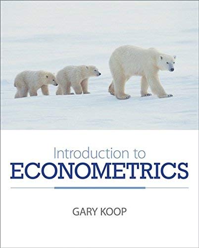 Introduction to Econometrics by Koop, Gary (2007) Paperback at Amazon