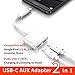 Wingstek USB C Headphone Audio and Charger Adapter Dual Type-C Earphone Converter Compatible for Google Pixel 2/2XL/3/3XL,Apple iPad Pro2018,Samsung Galaxy note10 + Plus,Essential Phone – Whitethumb 1