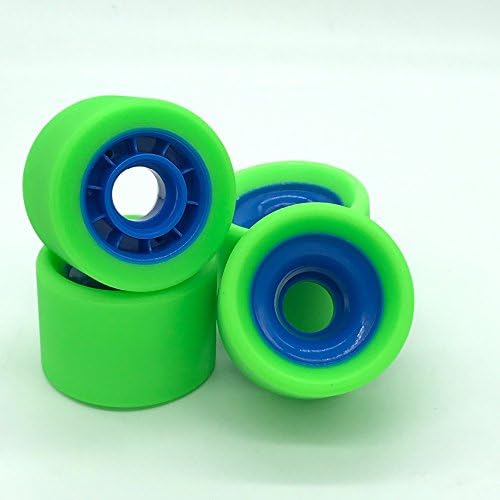 SzBlaZe 90A PU 62x44mm Wear Resist QUAD Roller Skate Replacement Wheels Without Bearings (Pack of 4 Pcs )