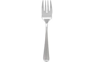 Queen Anne Satin Finish S/S 4-Tine Salad Fork, 6-5/8" - Dozen = 12