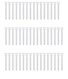 Pasow 50pcs Reusable Fastening Adjustable Cable Ties Wire Management (6 Inch, White)