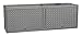 Pit Posse Aluminum Overhead Storage Organizer Cabinet for Shop Garage Enclosed Trailer – Storage for Motorcycle/Automotive Accessories - Diamond Plate Finish - 48