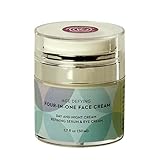 Organic Face Cream-Refining face serum, Eye Cream, Day & Night Cream. 4 Anti-Aging products in one jar. Holistic Moisturizer for Normal to Dry skin for smooth, glowing skin by Good Karma Skincare.