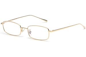 Rectangle Eyeglasses Optical Men Metal Small Frame Glasses Frame Women Unisex