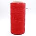 284yrd red Leather Sewing Waxed Thread 150D 1mm Leather Hand Stitching 125g