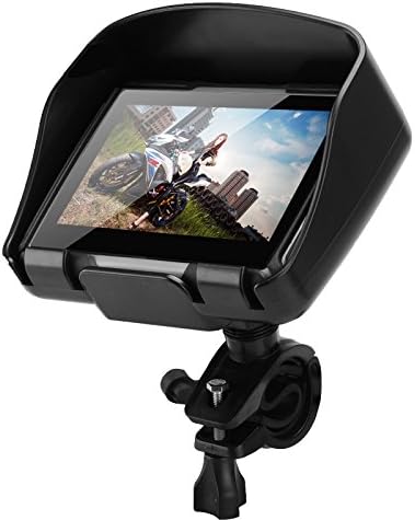 All Terrain 4.3 Inch Motorcycle GPS Navigation System 'Rage' -IPX7 Rating, 4GB Internal Memory, Bluetooth (Black)