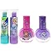 Disney Lunch Box Tin Beauty Set Includes: Nail Polish, Lip Balm, Eye Shadow, Lip Gloss, Toe Spacer, Applicator, Nail File and a Brush (Frozen)