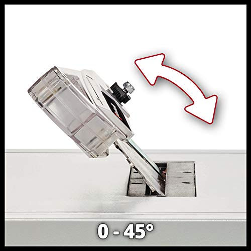 Einhell Tischkreissäge TC-TS 210 (max. 1200 W, Ø 210 x 30 Sägeblatt, Überlastschalter, Parallelanschlag m. Klemmung… – Bild 6