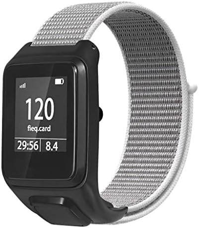 htfrgeds Sport Wristbands Compatible for Tomtom Runner 3/Adventurer for Sport Watch Straps, Soft Lightweight Breathable Woven Nylon Sport Loop Replacement Bands for Tomtom Runner 3/Adventurer