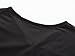 Mrignt Mens Short Sleeve Slim Fit Henley t-Shirt with Button (L, Black)