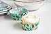 Fox Run Dinosaur Disposable Bake Cups (Pack of 50), 3 x 3 x 1.25 inches, Green