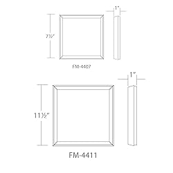 Modern Forms Argo 11in LED Square Flush Mount 3000K
