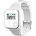 GOLFBUDDY Voice 2 Talking GPS Rangefinder (Bundle), Long Lasting Battery Golf Distance Range Finder & Silicon Strap Wristband, Easy-to-use Golf Navigation for Hat (Black Voice 2 + White Wristband)