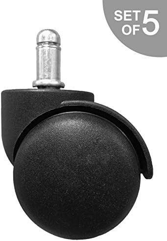 2" Replacement Office Chair Caster Wheels - (Set of 5) - S3253