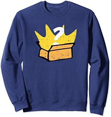 Unisex Unboxing Sweatshirt for Influencer Large Navy