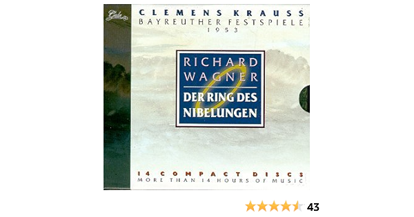 Richard Wagner Clemens Krauss Bayreuth Festival Orchestra Chorus Wolfgang Windgassen Hans Hotter Astrid Varnay Rita Streich Wagner Der Ring Des Nibelungen 1953 Amazon Com Music