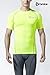 TSLA Men's UPF 50+ Quick Dry Short Sleeve Compression Shirts, Athletic Workout Shirt, Water Sports Rash Guard, BLM Edition Guard Neon Yellow, Large