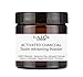 Activated Charcoal Tooth Powder Herbal Organic 100% Natural Fluoride Free Natural Whitening Remineralizing Oral Dental Teeth Polish 60g Breath Freshener Calcium Carbonate, Peppermint & Lemon