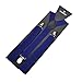 TopTie Unisex Suspenders Solid Color Y-Back Clip Suspender - 1 Inch Wide