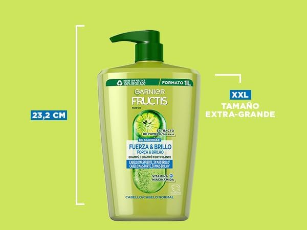 FRUCTIS STRENGTH & SHINE shampoo 1000 ml