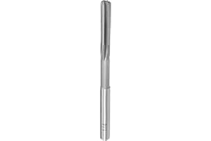 CoCud Chucking Reamers, 1/4" Cutting Dia H7, High Speed Steel Straight Flute Milling Cutter - (Applications: for Lathe Drilling Machine), 1-Piece