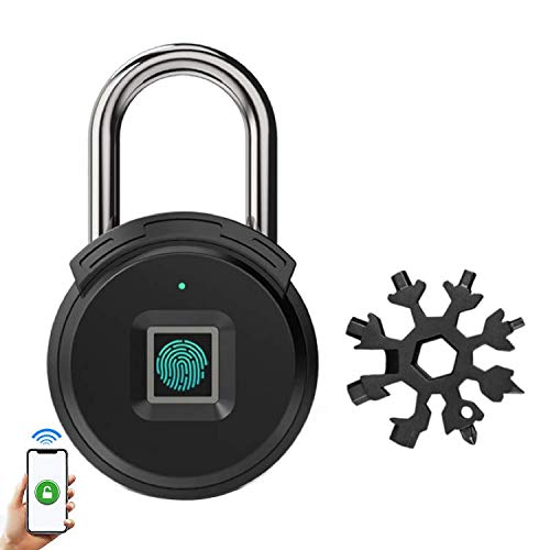 iPhone Bluetooth Fingerprint Padlock Smart Keyless Security Locker Lock