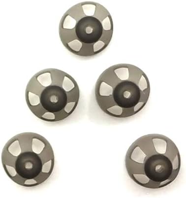 Hearing Aid Domes Smoky Gray Tips Ear Pieces Comfortable for Open Fit BTE Sound Amplifier PSAP Kit Invisible, Except for RIC (L * 5): Health & Personal Care