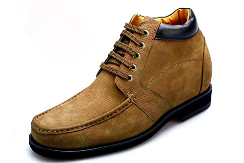 CHAMARIPA Height Increasing Insoles Shoes Mens Casual Boots Elevator Shoes 3.54   Taller V1931 US 9