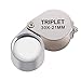 tm-home 30X Full Metal Folding Pocket Magnifying Glass Jeweler's Lens Eye Loupe for Jewelry, Coins, Stamps, etc