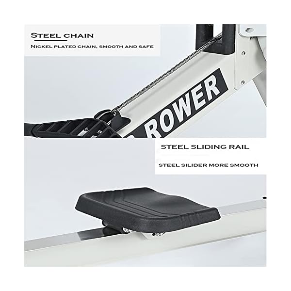 ZISITA-Rowing-machine-home-foldable-RowerLCD-Air-Indoor-Rowing-Machine-Household-Multi-Functional-Aerobic-Movement-Grease-Reducing-Strength-TrainingWhite ZISITA Rowing machine home foldable RowerLCD Air Indoor Rowing Machine Household Multi-Functional Aerobic Movement Grease Reducing Strength Training,White