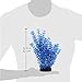 uxcell Plastic Aquarium Plant/Grass Decorative, Blue/Whitethumb 3