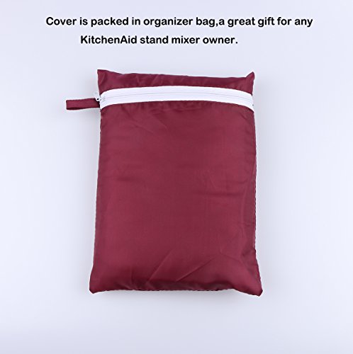image for Evermarket Stand Mixer Dust Proof Cover with Pocket and Organizer Bag 