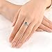 Mytys Retro Vintage Silver Plated Black Round Cut Marcasite Crystal Fashion Statement Rings for Women