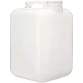 FastRack 5 Gallon Hedpak with Cap | BPA-free, Food-Grade, and Leak-Proof | White Water Container | Ideal for brewing, fermentation, or storage