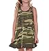 Kavio! Little Girls 3-6X Camouflage A-Line Tank Dress Camo Army Green 6X