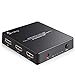 HDMI Switch, S-ciing Ultra HD 4K 1080p 3D with IR Wireless Remote Control, 3 Port HDMI Switcher Hub Port Switches, Black