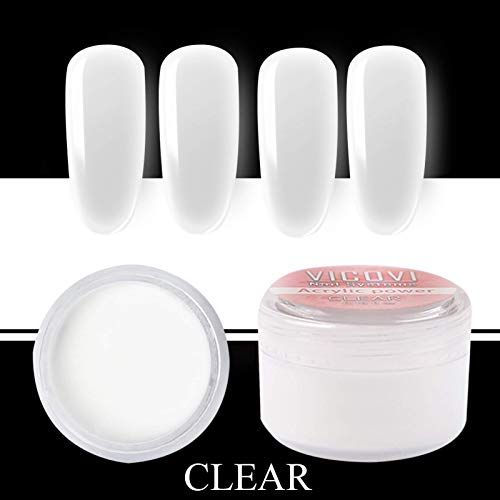 Acrylic Nails Acrylic Powder and Liquid Set Liquid Monomer Acrylic Clear Acrylic Powder Nail Extension 3D Carving Nail Acrylic Nail Professionals Nail Kit for Beginners